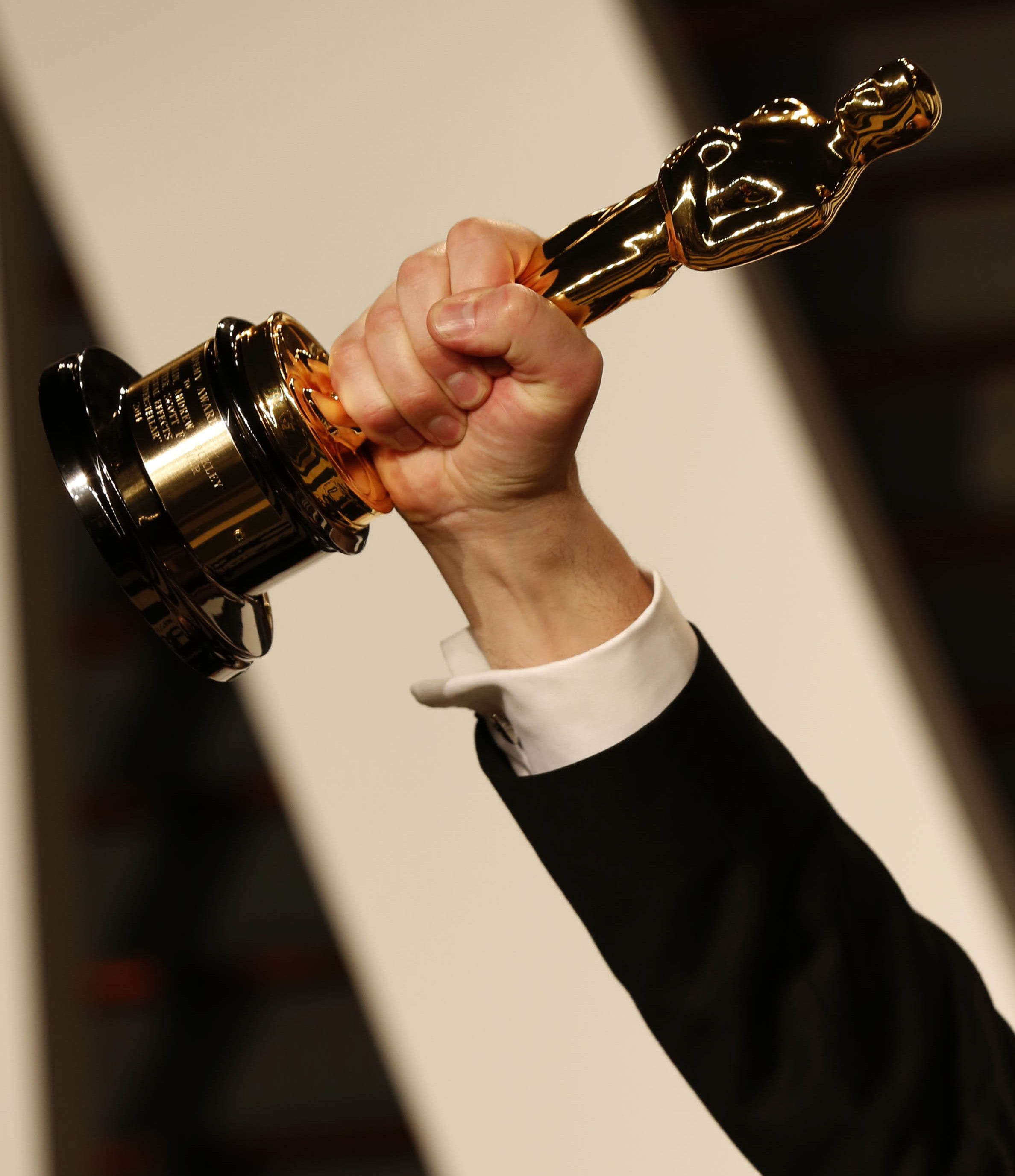 LOS ANGELES - FEB 22:  Oscar Statue at the Vanity Fair Oscar Party 2015 at the Wallis Annenberg Center for the Performing Arts on February 22, 2015 in Beverly Hills, CA